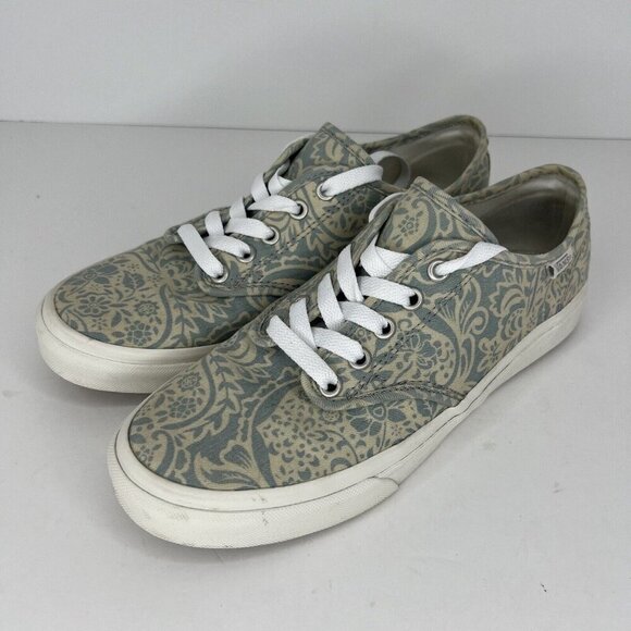 Vans Shoes - Vans Shoes Womens Size 8 Atwood Floral Paisley Gray Low-Top Skate Sneakers